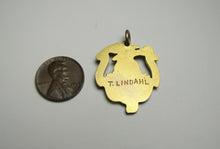 Load image into Gallery viewer, 1926-27 ALLIED AMERICAN FOOTBALL ASSOCIATION Sports Award Fob Medallion LINDAHL