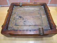 Load image into Gallery viewer, ARTS & CRAFTS ASHTRAY Wood & Copper Monumental Decorative Arts Nelson Cornell