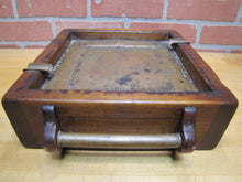 Load image into Gallery viewer, ARTS & CRAFTS ASHTRAY Wood & Copper Monumental Decorative Arts Nelson Cornell