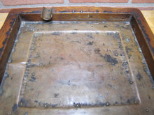 Load image into Gallery viewer, ARTS & CRAFTS ASHTRAY Wood & Copper Monumental Decorative Arts Nelson Cornell