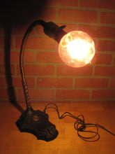 Load image into Gallery viewer, HARVARD UNIVERSITY WISE OLD OWL ROBERT SCHWARTZ & BRO NY USA Antique Desk Lamp