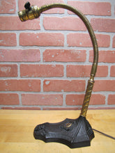 Load image into Gallery viewer, HARVARD UNIVERSITY WISE OLD OWL ROBERT SCHWARTZ & BRO NY USA Antique Desk Lamp