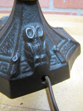 Load image into Gallery viewer, HARVARD UNIVERSITY WISE OLD OWL ROBERT SCHWARTZ & BRO NY USA Antique Desk Lamp