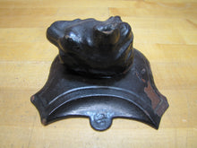 Load image into Gallery viewer, 2 GAME ANIMAL HEADS HUNTING PLAQUE TROPHY MOUNTS Black Forest Wooden Style