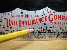 Load image into Gallery viewer, FARMERS MUTUAL HAIL INSURANCE Co of MISSOURI Old Advertising Sign CROP HAIL FIRE