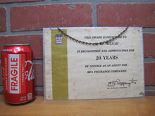 Load image into Gallery viewer, FARMERS MUTUAL HAIL INSURANCE Co of MISSOURI Old Advertising Sign CROP HAIL FIRE