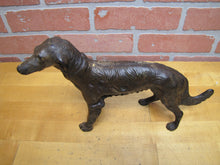 Load image into Gallery viewer, BORZOI WOLFHOUND Antique Cast Iron Figural Dog Doorstop Decorative Art Statue