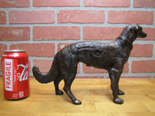 Load image into Gallery viewer, BORZOI WOLFHOUND Antique Cast Iron Figural Dog Doorstop Decorative Art Statue