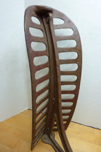 Load image into Gallery viewer, J W FISKE NY Antique 19c Cast Iron Saddle Tack Holder Bracket Hanger Old Paint