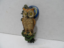 Load image into Gallery viewer, OWL TREE MOON Original Old Door Knocker Small Ornate Decorative Arts Hardware