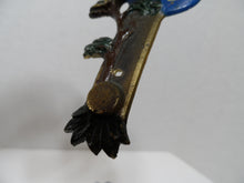 Load image into Gallery viewer, OWL TREE MOON Original Old Door Knocker Small Ornate Decorative Arts Hardware