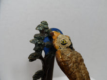 Load image into Gallery viewer, OWL TREE MOON Original Old Door Knocker Small Ornate Decorative Arts Hardware