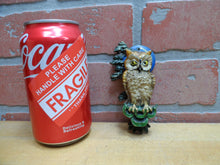 Load image into Gallery viewer, OWL TREE MOON Original Old Door Knocker Small Ornate Decorative Arts Hardware