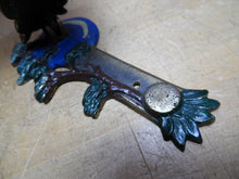 Load image into Gallery viewer, OWL TREE MOON Original Old Door Knocker Small Ornate Decorative Arts Hardware