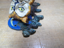 Load image into Gallery viewer, OWL TREE MOON Original Old Door Knocker Small Ornate Decorative Arts Hardware