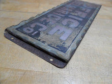 Load image into Gallery viewer, BELMAR ICE Co OFFICE Original Old Scalloped Chip Glass Reverse Under Glass Sign