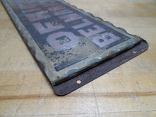 Load image into Gallery viewer, BELMAR ICE Co OFFICE Original Old Scalloped Chip Glass Reverse Under Glass Sign
