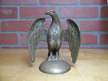 Load image into Gallery viewer, SPREAD WINGED EAGLE Original Old Paperweight Decorative Arts Statue Brass Bronze Figural Bird