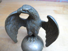 Load image into Gallery viewer, SPREAD WINGED EAGLE Original Old Paperweight Decorative Arts Statue Brass Bronze Figural Bird