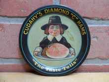 Load image into Gallery viewer, CUDAHY'S DIAMOND "C" HAMS Old Advertising Tip Tray American Arts Works Coshocton