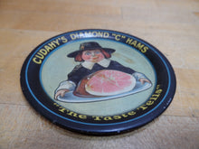 Load image into Gallery viewer, CUDAHY'S DIAMOND "C" HAMS Old Advertising Tip Tray American Arts Works Coshocton