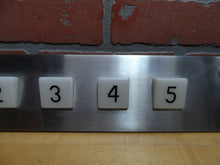 Load image into Gallery viewer, ELEVATOR INDICATOR PANEL FLOORS 1-5 BEVEL NUMBERS UP DOWN Building Hardware