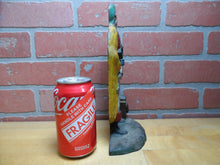 Load image into Gallery viewer, PIRATE TREASURE CHEST SWORD GUN ALBANY FOUNDRY Antique Cast Iron Doorstop Statue