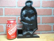 Load image into Gallery viewer, PIRATE TREASURE CHEST SWORD GUN ALBANY FOUNDRY Antique Cast Iron Doorstop Statue