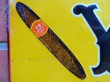 Load image into Gallery viewer, Y-B Yocum Brothers THAT'S THE CIGAR Orig Old Tin Ad Sign Novelty Co Coshocton