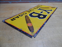 Load image into Gallery viewer, Y-B Yocum Brothers THAT'S THE CIGAR Orig Old Tin Ad Sign Novelty Co Coshocton