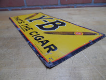 Load image into Gallery viewer, Y-B Yocum Brothers THAT'S THE CIGAR Orig Old Tin Ad Sign Novelty Co Coshocton