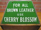 Load image into Gallery viewer, CHERRY BLOSSOM BOOT POLISH Old Advertising Shoe Shine Stand Store Display Sign