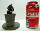 Load image into Gallery viewer, Man with Baskets Old Figural Match Holders Double Matchstick Striker Art