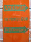 Load image into Gallery viewer, WRIGLEY'S SPEARMINT The PERFECT GUM Old Porcelain Machine Front Panel Ad Sign 5c