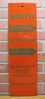 Load image into Gallery viewer, WRIGLEY'S SPEARMINT The PERFECT GUM Old Porcelain Machine Front Panel Ad Sign 5c