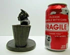 Load image into Gallery viewer, Man with Baskets Old Figural Match Holders Double Matchstick Striker Art