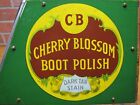 Load image into Gallery viewer, CHERRY BLOSSOM BOOT POLISH Old Advertising Shoe Shine Stand Store Display Sign