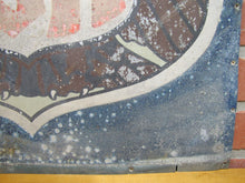 Load image into Gallery viewer, 1920s IGA INDEPENDENT GROCERS ALLIANCE SMALTZ Sign Sand Paint Grocery Store Ad