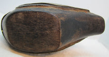 Load image into Gallery viewer, Folk Art Wood Hand Carved Decorated Swan Trinket Box Wood Copper Brass Unique