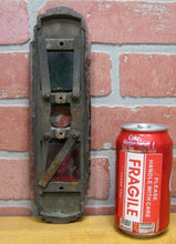 Load image into Gallery viewer, Art Deco Brass Serge Elevator Indicator Button Panel Skyscraper Green Red Arrows