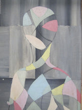 Load image into Gallery viewer, 1950's HAMMER FILMS LTD '52 SCI-FI PROTO Science Fiction Oil Painting Artwork