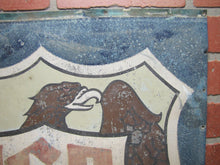 Load image into Gallery viewer, 1920s IGA INDEPENDENT GROCERS ALLIANCE SMALTZ Sign Sand Paint Grocery Store Ad