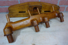 Load image into Gallery viewer, AUTO TRUCK WOOD MANIFOLD FACTORY MOLD Orig Old 2pc Decorative Art Sign V8 Engine