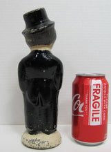 Load image into Gallery viewer, 1930s CHARLIE McCARTHY Doorstop Solid Cast Iron Feed Me I Save RHTF Promo Proto