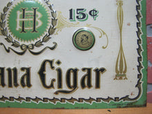 Load image into Gallery viewer, EL MAYNARDO BH HAVANA CIGAR BALLARD HOLLIDAY Antique Sign Parker Dec Co Balto Md