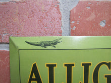 Load image into Gallery viewer, ALLIGATOR STEEL BELT LACING Original Old Advertising Sign Amer Can Co ILL USA