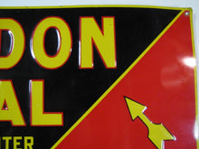 Load image into Gallery viewer, DUNDON COAL FOR WINTER WEATHER Original Old Embossed Tin Ad Sign Fuel Oil