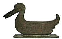 Load image into Gallery viewer, DUCK Antique Folk Art Iron Boot Scraper Figural Bird Statue Old Paint Ornate