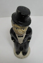 Load image into Gallery viewer, 1930s CHARLIE McCARTHY Doorstop Solid Cast Iron Feed Me I Save RHTF Promo Proto