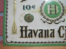 Load image into Gallery viewer, EL MAYNARDO BH HAVANA CIGAR BALLARD HOLLIDAY Antique Sign Parker Dec Co Balto Md